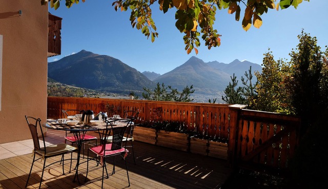 CHALET 4 * SOUTH TRIPLEX SOFT CHIMNEY BALCONIES GARDEN VIEW GREENHOUSE CHE CALM