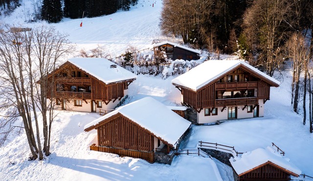 Chalet 5* ski in/out, swimming-pool, sauna, cinema, 20 people