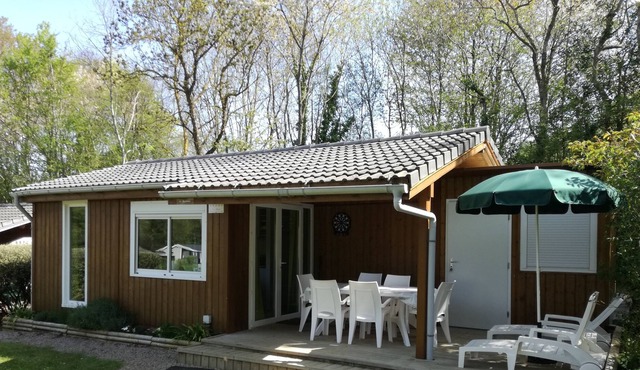 Chalet 6 pers heated indoor pool lake view weekly rental