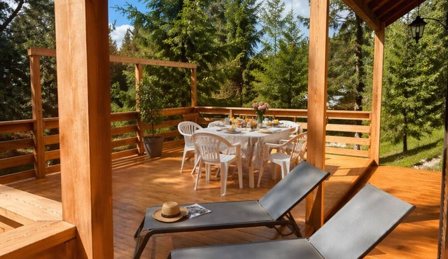 Chalet 6 Personnes - Terrasse au sud ,vue degagée ,calme - Haut verdon