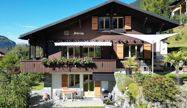 "Chalet Acheregg" with spectacular mountain views