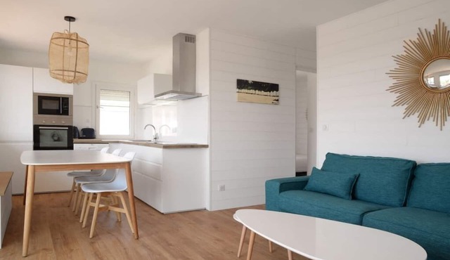 ☆Chalet Alaric &jacuzzi N°46 ilot 1ère ligne☆sur plage des chalets☆ vue mer 24H24☆