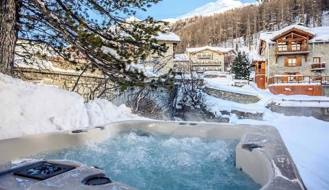 Chalet-appartement neuf à 200m des pistes + sauna