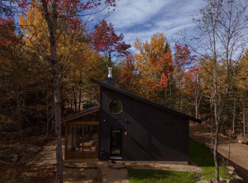 Chalet architectural - spa éco, filet et lac