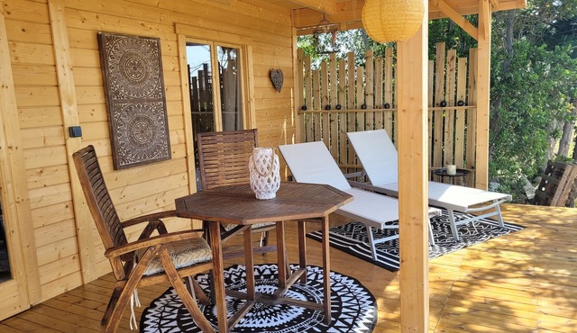 Chalet au Cœur des Vignes et vue sur les Alpilles