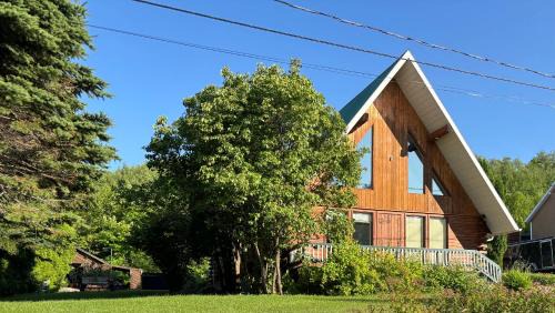 Chalet au pignon vert ski spa