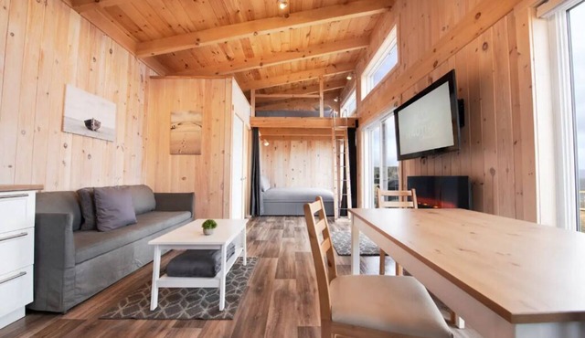 Chalet avant vue sur la mer