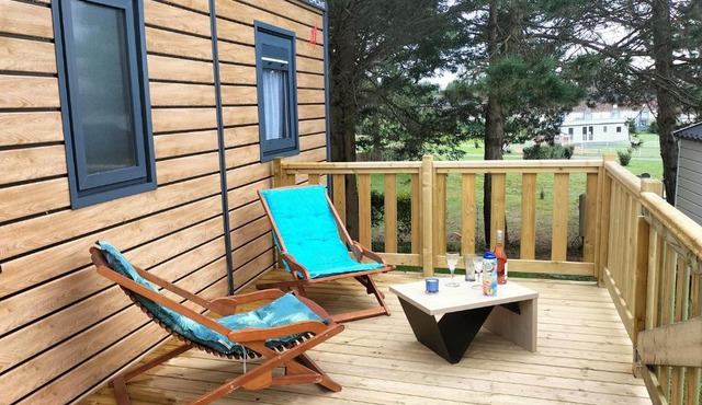 Chalet baie de Canche dans la pinède