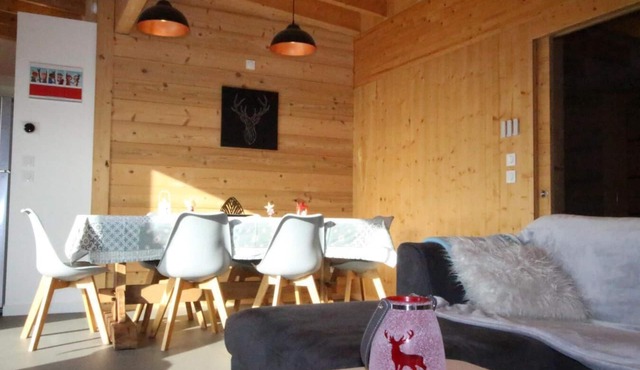 Chalet, balcony, tv, ski locker, 120m², Chamrousse