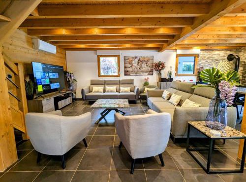 Chalet cosy avec sauna et spa dans le Massif des Vosges - FR-1-589-672