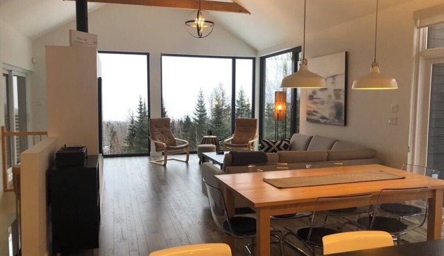 Chalet Cap-à-l'est Vue et Spa