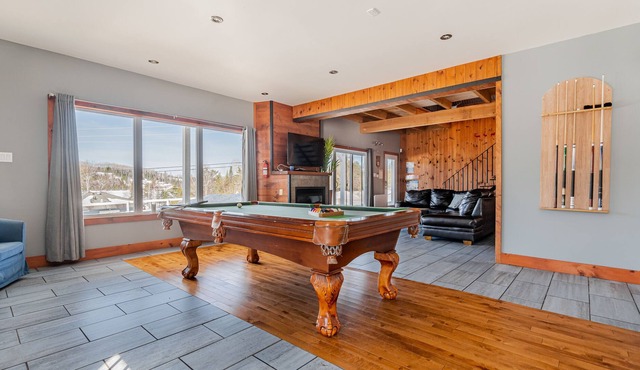 Chalet Bleu Lac Taureau and spa