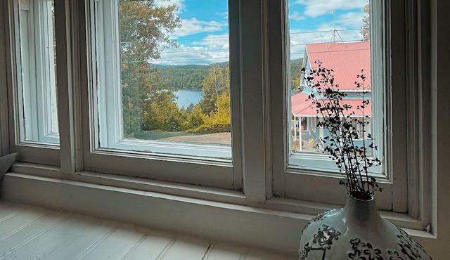 Chalet centenaire Mauricie unique cachet