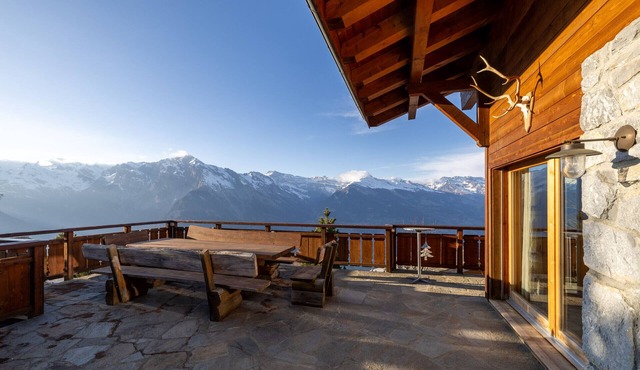 Chalet Chafrebelle - sauna & view