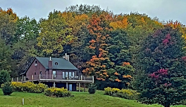 Chalet close to Ellicottville, NY with breathtaking views.