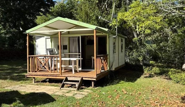 Chalet Club 5 - TV - 32m2 mit überdachter Terrasse - 2 Schlafzimmer 5 Personen