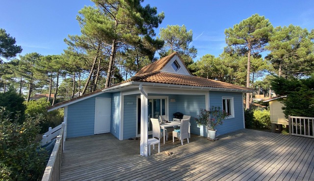 Chalet Colibri, naturist facility La Jenny, Atlantic coast