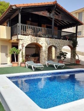 Chalet con piscina privada