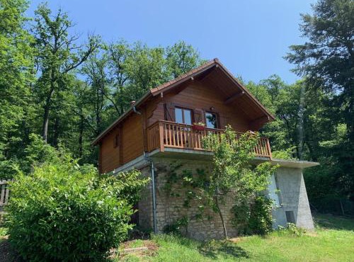 Chalet confortable en forêt avec animaux admis - FR-1-489-445