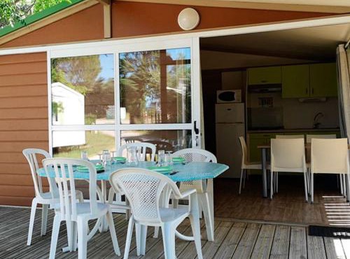 Chalet cosy pour 5 pers. avec terrasse au cœur de Collias - API-1-52-799