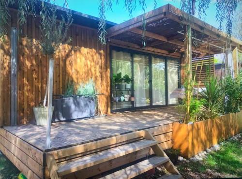 Chalet cozy dans Village au cœur des pins, parking gratuit