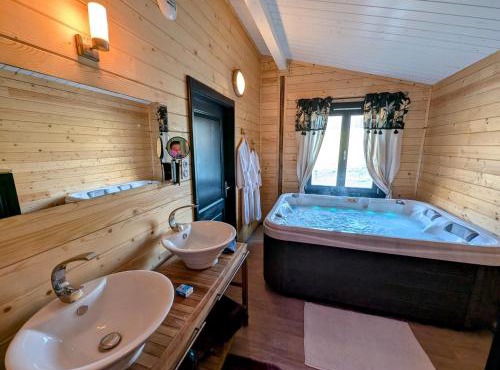 Chalet détente avec spa et sauna près des 1000 Étangs - FR-1-583-468