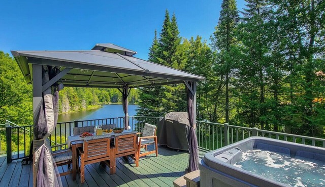 Chalet du Coeur: Spa et Vue!