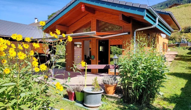 Chalet de 3 chambres avec jacuzzi jardin et wifi a Le Biot a 7 km des pistes