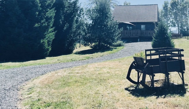 Chalet des marmottes in Sancy near the ski slopes. 1000m of land