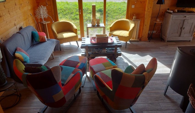 Chalet de la Louve in La Pesse Dogs welcome in fenced garden