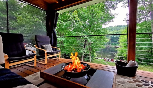 Chalet de luxe Équinoxe - waterfront with Spa