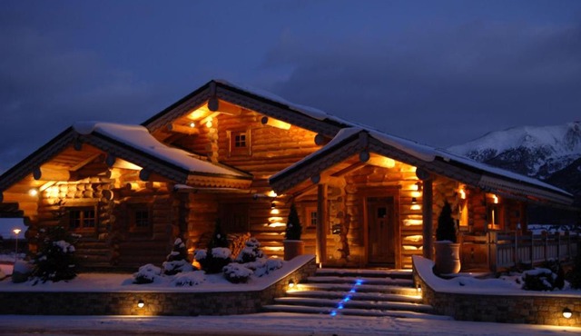Chalet de luxe "Lodge des Sens" - Jacuzzi & Sauna - 12 pers