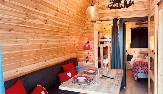 Chalet des Marmottes - private hot tub in the heart of the Vosges mountains