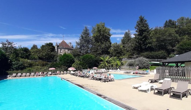 Chalet-dordogne B10 camping Château Le Verdoyer - Champs Romain, Dordogne
