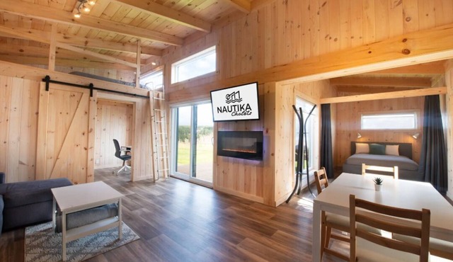 Chalet double avant vue sur la mer