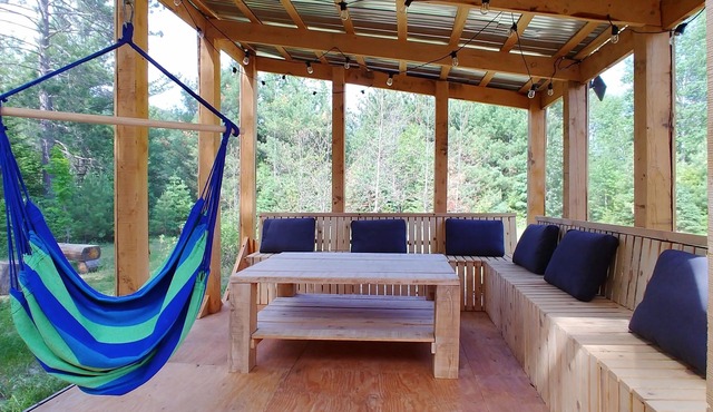 Chalet en bois rond du Caribou