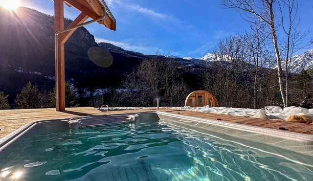 Chalet Ecrin Des Vignes 14p. spa, Sauna, pool room