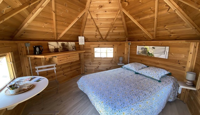 Chalet en Bois "kota Finlandais" 2 Pers Dans Résidence de Charme