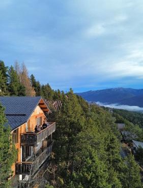 Chalet en cascade Les Angles vue Panoramique