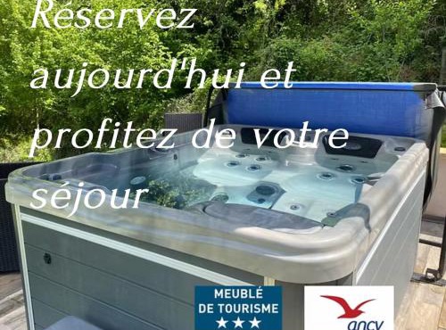 Chalet et jacuzzi au coeur du Nivernais