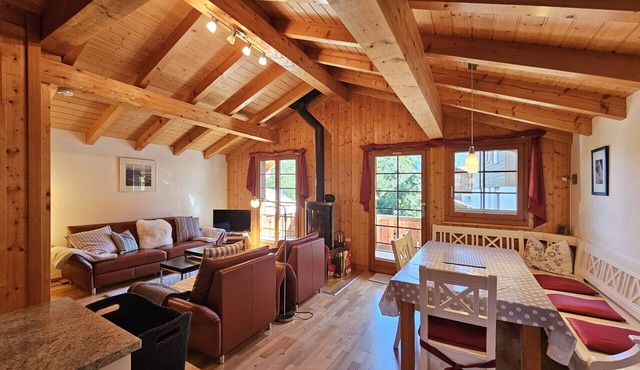 Chalet flair with its own wellness area