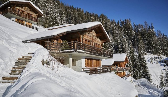 Chalet for 8 - 10 persons : living with wood stove - kitchen with dishwasher and 2 stoves - mezzanin