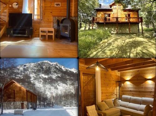 Chalet chaleureux l’hospitalet près l’andorre .