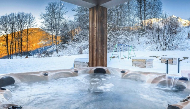 Chalet Woodman - alpine base for 14, spa and summer pool - OVO Network