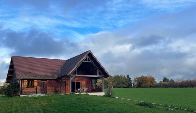 Chalet “Le De Noblat” with Shared Terrace, Private Garden, and Wi-Fi