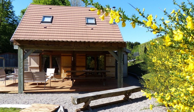 Chalet Bruyères at the Domaine de la Boiselière at the foot of the Ballon d'Alsace