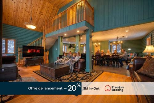 Chalet Gothic with Ski in and out in Parc Appalaches for 16 Guests