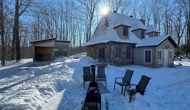 Chalet in nature*spa-salt pool*sauna*billiards*fireplace*wifi*hiking in the mountains