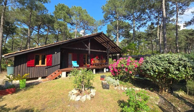 CHALET in the forest. PRIVATE JACUZZI 2 SOUTH-FACING TERRACES