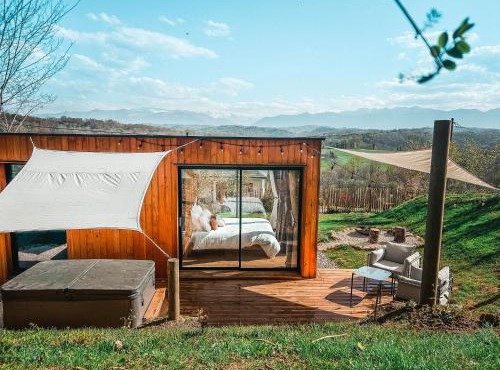 Chalet insolite - SPA - Vue Pyrénées - Brasero